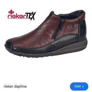 Rieker Antistress, RiekerTEX, Waterproof, Fleece-lined, Ankle Bootie Gorpcore